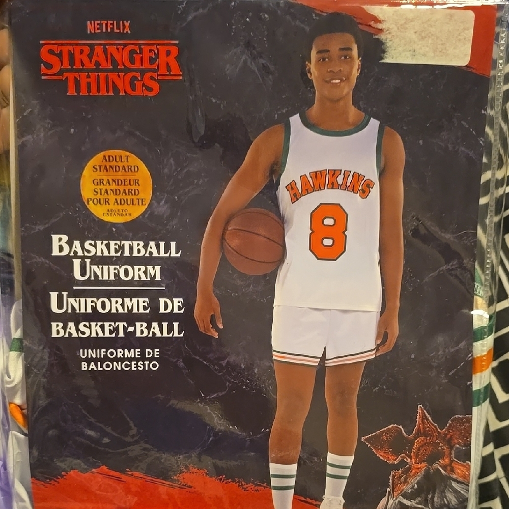 Stranger Things Hawkins Basketball Uniform